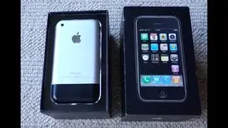 Apple i Phone 2007 1st Generation - unboxing - complete - U.K. Model - 1g first