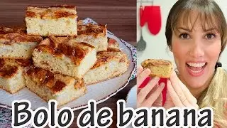 BOLO DE BANANA FOFINHO I Receitas e Temperos