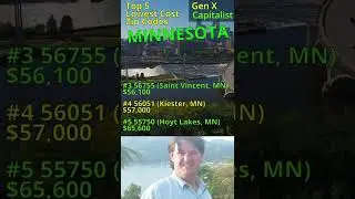 MINNESOTA real estate cheapest housing area by zip code