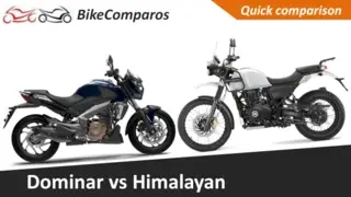 Bajaj Dominar vs Himalayan Comparison Review