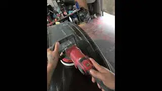 Buffing Liquid Wrap/Peelable paint #automobile #liquidwrap #peelablepaint