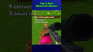 TOP 5 FUNNIEST MINECRAFT MEMES N*3 #shorts #minecraft #memes#editlyrics