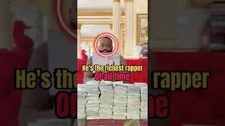 Top 10 richest rappers of all time #rappers #shorts