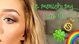 GABVALGLAM | St Patrick's Day tutorial (Feat NEW L'oreal Infallible Paint liner)