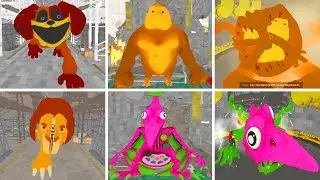 Poppy Playtime Chapter 4 New Update -Yarnaby (DOGNAP,LION),Doey Boss (SQUISHY MONKEY,ELECTODACTYL)