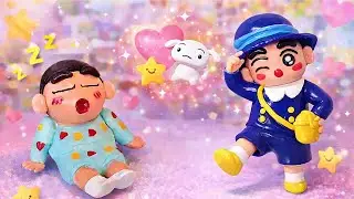 Cute DIY Shinchan Clay Art Making✨Handmade Clay Figures🌸Step by Step Tutorial #shinchan #clayart