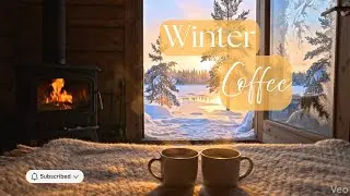 Winter Coffee by the Lake ☕️ | Cozy Cabin Ambience ✨ (No Music)