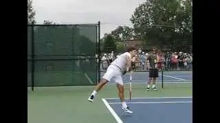 Roger Federer Serve in Slow Motion (Ad Court)