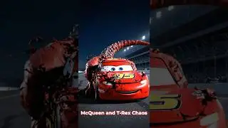 AI Cat Story: Simple Tricks to Survive a McQueen and T-Rex Chaos (2025) | Race Meow