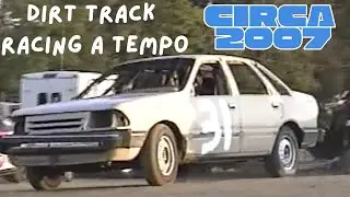 Brothers First Dirt Race - Circa 2007 In A Ford Tempo - FWD Wartburg Speedway
