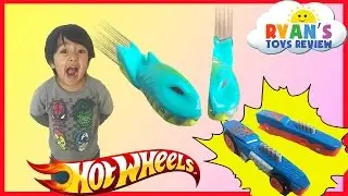 Hot Wheels Split Speeders Blade Raid Track Set Toy Cars Ryan ToysReview