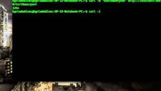 01. Curl command for data transfer.