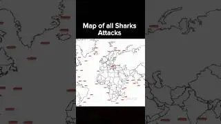 Map of all Sharks attacks