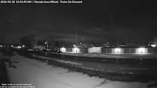 🔴Live Railcam: Nevada Iowa, USA - Cam 1 (West) (Clinton Subdivision) - Trains On Demand