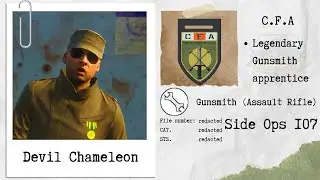 MGSV Unique Staff 124: Devil Chameleon