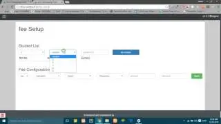 5  Fee Module Fee Setup