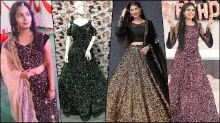 Latest designs dress collection 2020-21 / sequins fabric / Low cost sequins collection
