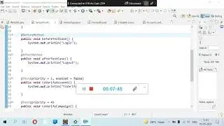 TestNG (Annotation , DependsOn)