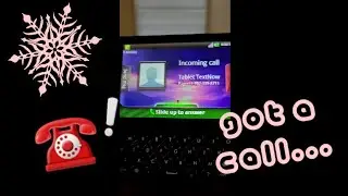 T-Mobile MyTouch Q by LG incoming call (Horizontally)