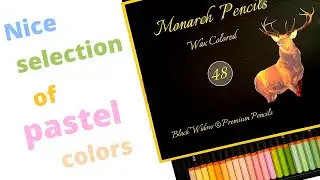 Black Widow (Monarch) colored pencils -  amazing on pastelmat