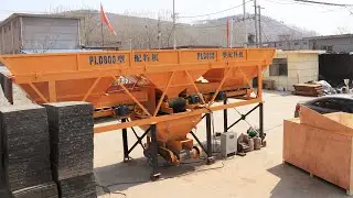 How to install batching machine,show assemble PLD800 batch bin