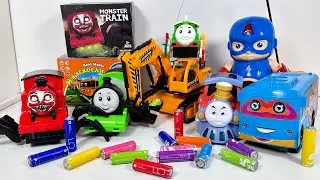Unboxing Play And Review Thomas And Friends Choochoo Charles Captain America Toys Mc Queen Toys