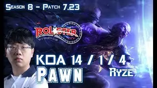 KT Pawn RYZE vs AZIR Mid - Patch 7.24 KR Ranked