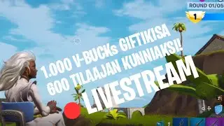 FORTNITE GIFTIKISA 600 TILAAJAN KUNNIAKSI! ZONE WARS 😎