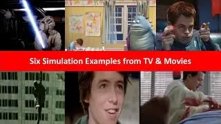 Шесть примеров видеосимуляции из телепередач и фильмов