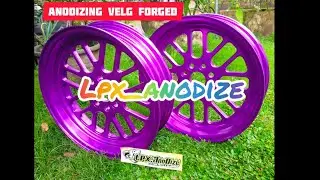 DIY Anodize velg racing forged (Anodizinging procces forged RIMS)