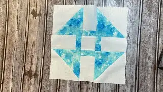 Greek cross quilt block tutorial