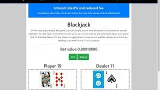 Blackjack || Free Ethereum || 2020
