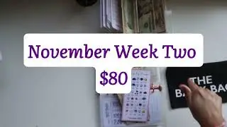 Weekly Cash Savings | $80 | November Week 1 2024 | Tires Cash Savings #cash #budget
