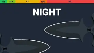 Shadow Daggers Night - Skin Float And Wear Preview
