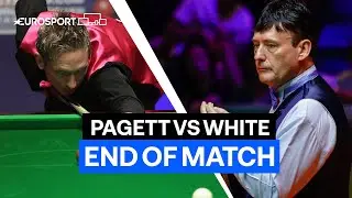 Andrew Pagett ends Jimmy White's hopes in opening World Championship qualifier | Eurosport Snooker
