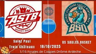 Match de basket ball U15 M - Saint Paul Trois Châteaux VS BSD 18 10 25