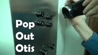 Vintage Otis Pop Out Traction Elevator at the Foundry Arts Center in Bristol, TN