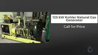 125 kW Kohler Natural Gas Generator | USA