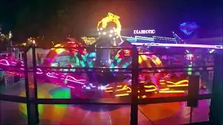 1.Kirmes Nacht Abbau Octopussy Jules Verne Tower VooDoo-Jumper Fronleichnamskirmes 2019 Montag