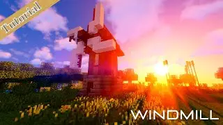 Minecraft | Aesthetic Windmill Build Tutorial | (Java + Bedrock)