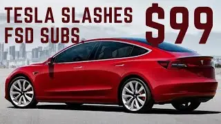 Tesla slashes Full Self-Driving monthly subscription to $99| Tesla launches new Model Y