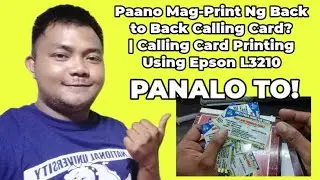 Paano Mag Print Ng Back to Back Calling Card? | Calling Card Printing Using Epson L3210