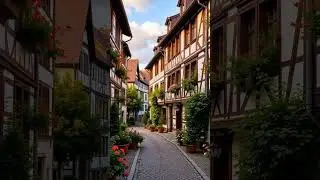 Charming German Street in Bloom &ndash; Relaxing Floral Vibes 🌸🇩🇪❤️❤️