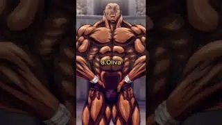 Top 15 Strongest in Baki  #viral #baki #bakivsyujiro #animeshorts