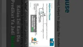 Cara Lulus Ujian 2025 | Latihan Adjective Clause Part 2 | Rahasia Grammar #viral #shorts #tutorial