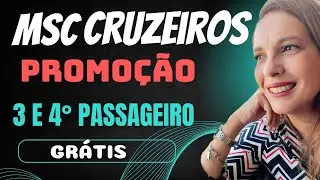 PROMOÇÃO CRUZEIROS MSC!