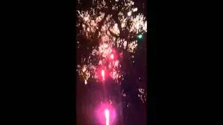 Show fuegos artificiales Fiesta patronal Cayasta a cargo de Escobar Piroshows