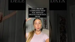 Top data broker companies that you should delete your data from #foryou #lifehacks #shortsviral #fyp