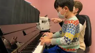 Schumann. Knight Rupert. Piano Lesson in Progress with Jerry (6)  Irina Gorin