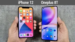 iPhone 12 vs Oneplus 8T Speed Test & Camera Comparison